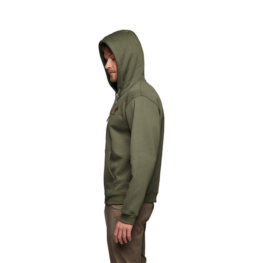 Men's Faded Full Zip Hoody | Black Diamond Everyday