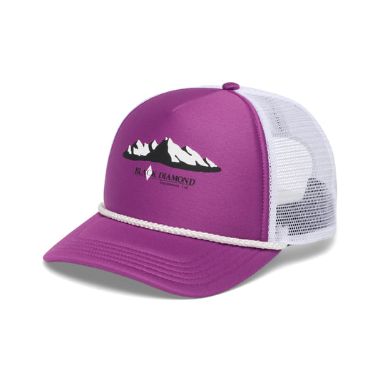 Flat Bill Trucker Hat | Black Diamond Trending