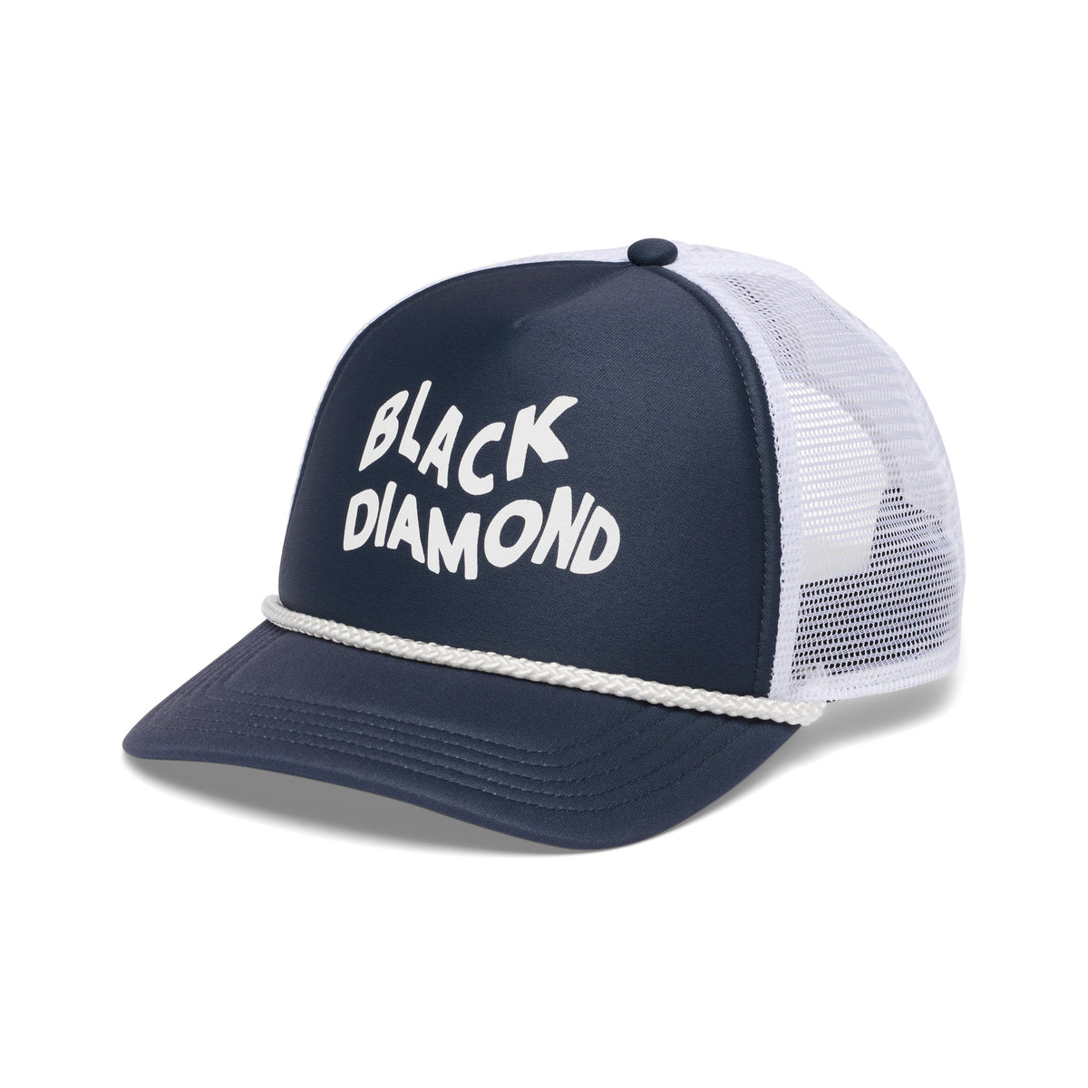 Flat Bill Trucker Hat | Black Diamond Trending