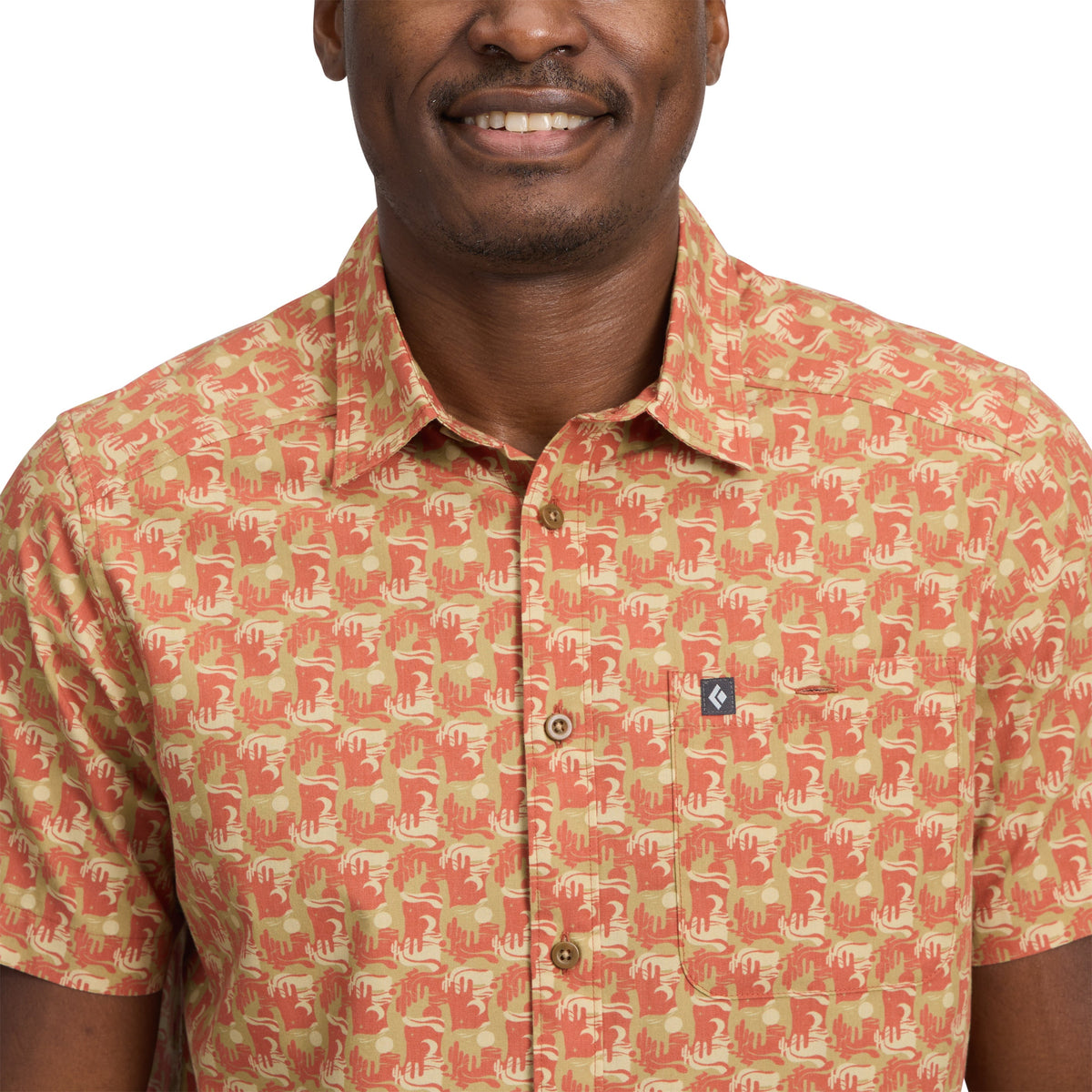 Men's Wingate Short Sleeve Shirt | Black Diamond Signature