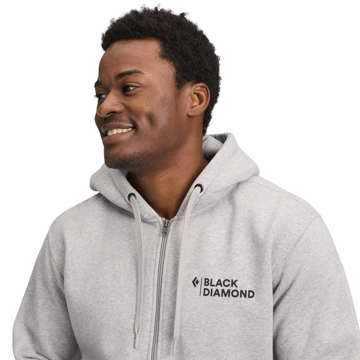 Men's Mini Stacked Full Zip Hoody | Black Diamond Everyday