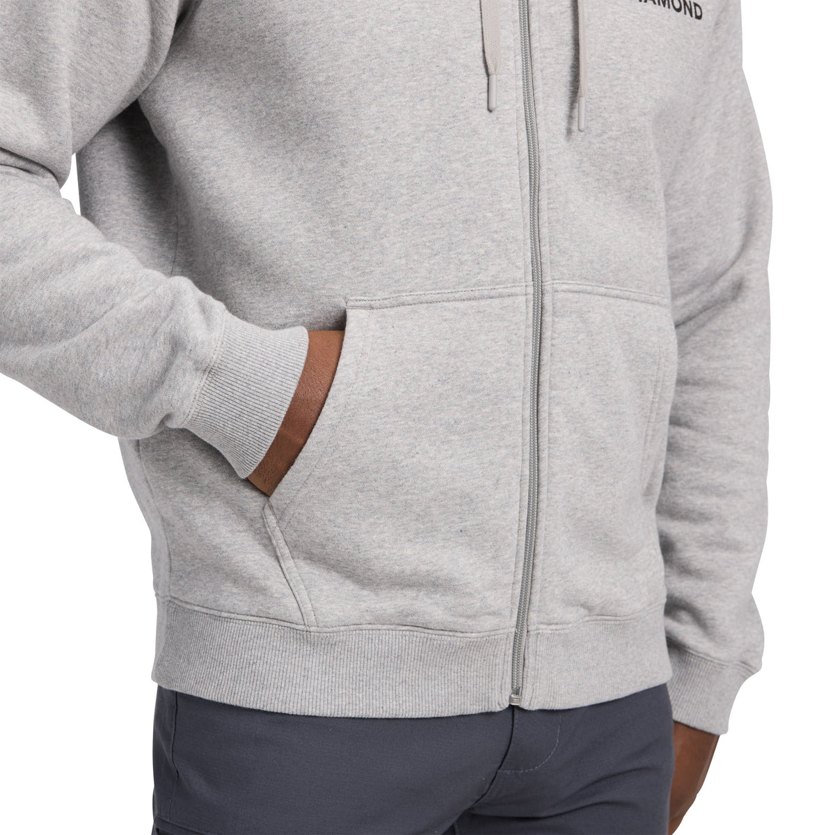 Men's Mini Stacked Full Zip Hoody | Black Diamond Everyday