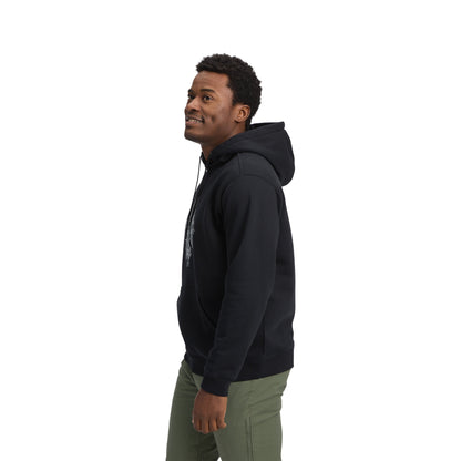 Men's Engineered Diamond Pullover Hoody | Black Diamond Recommended
