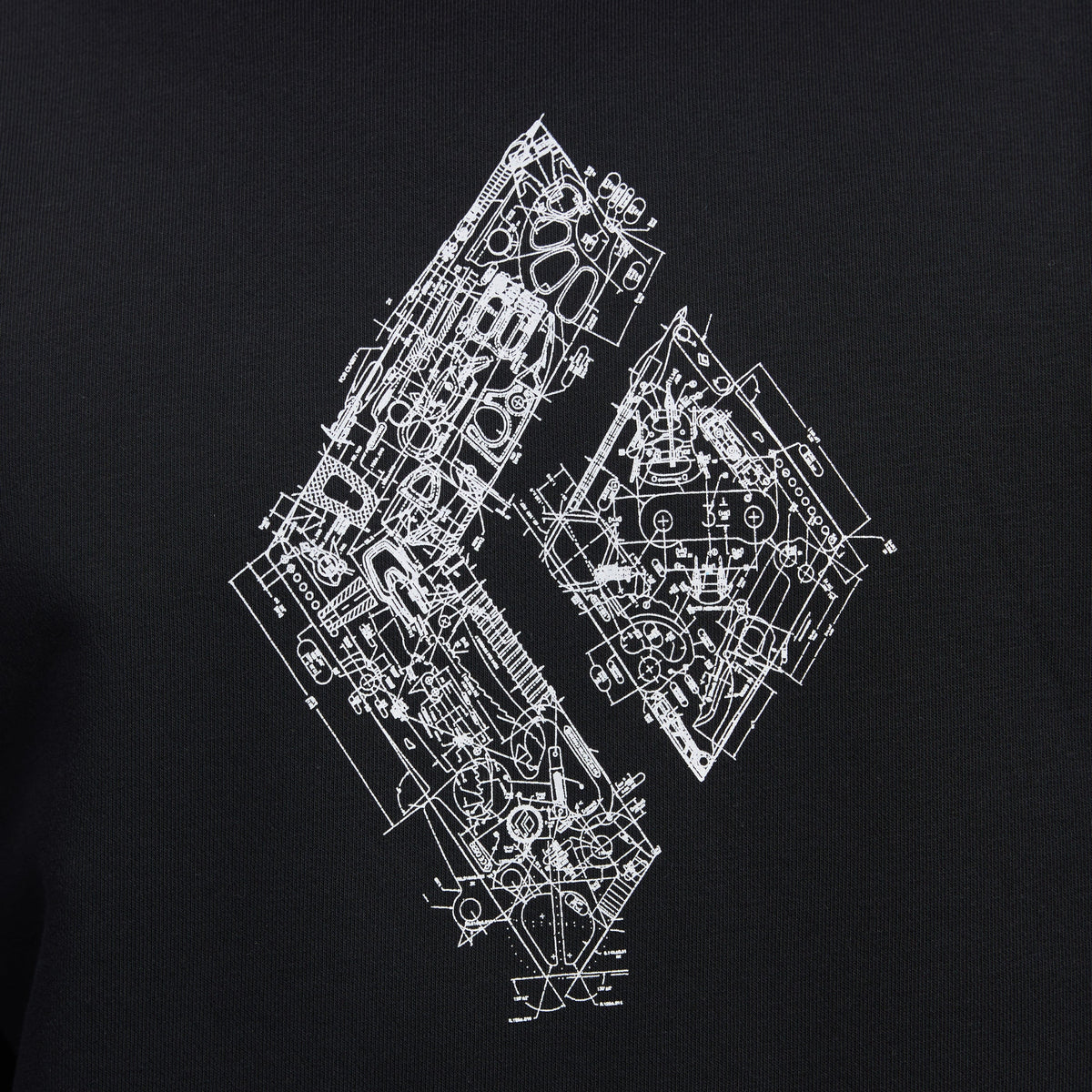 Men's Engineered Diamond Pullover Hoody | Black Diamond Recommended
