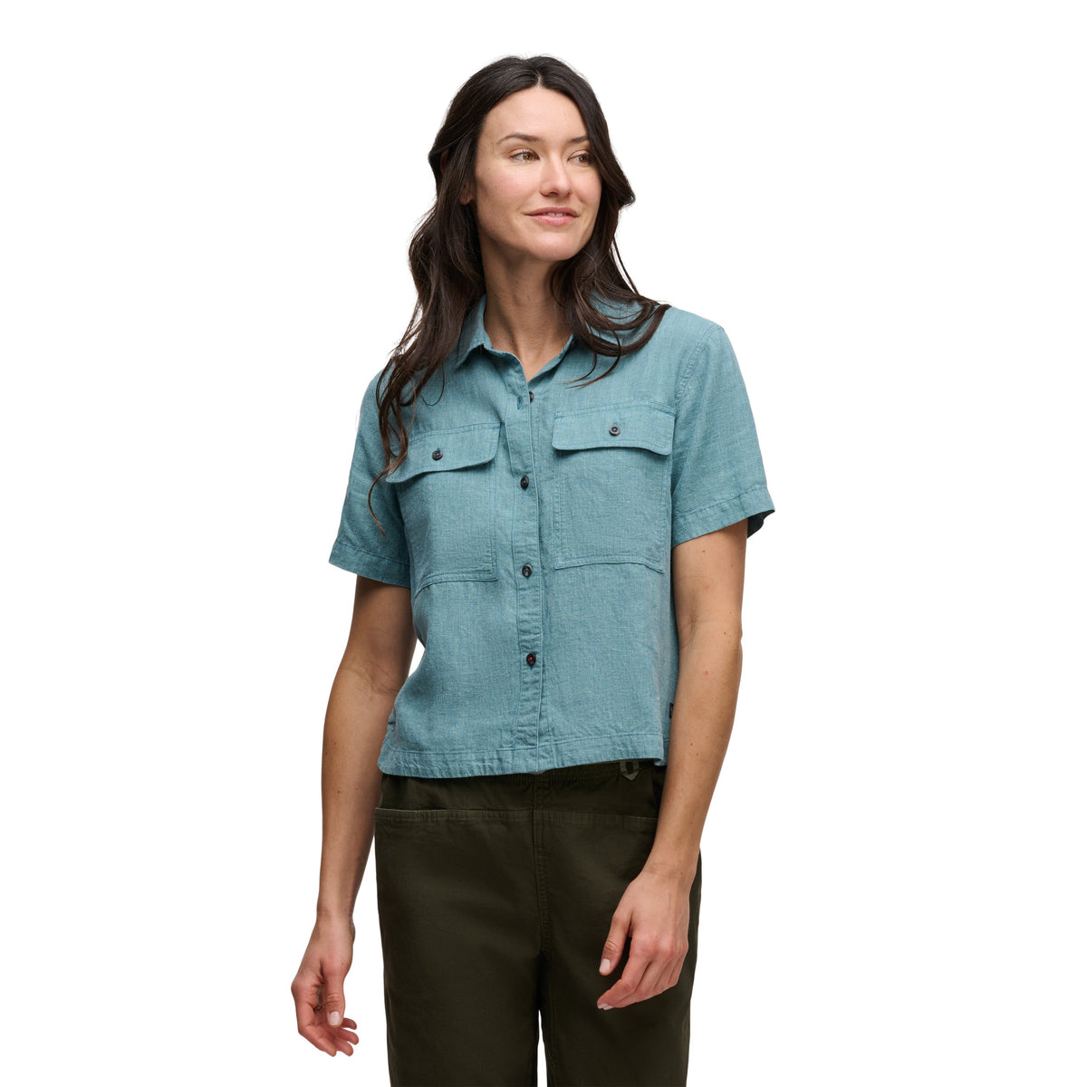 Women's Scenic Route Short Sleeve Shirt | Black Diamond Exclusive