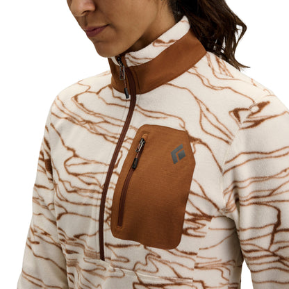 Women's Rift Half-Zip Fleece Jacket | Black Diamond Essential
