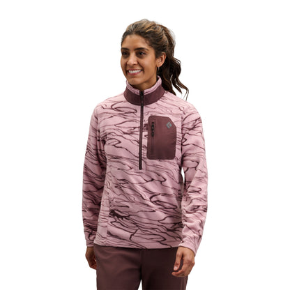 Women's Rift Half-Zip Fleece Jacket | Black Diamond Essential
