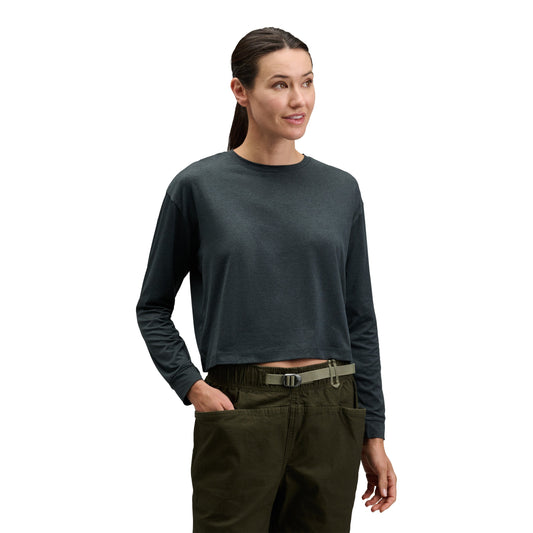Women's Circuit Long Sleeve Tee | Black Diamond Essential