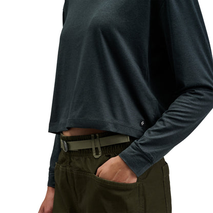 Women's Circuit Long Sleeve Tee | Black Diamond Essential