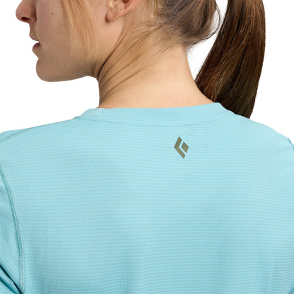 Women's Distance Short Sleeve Tech Tee | Black Diamond Signature