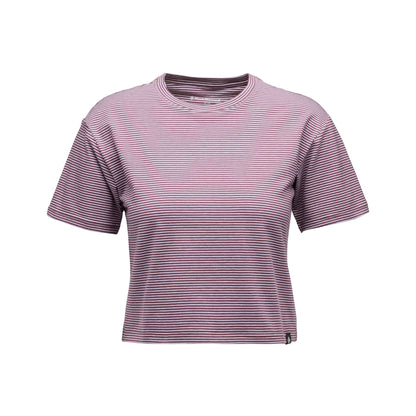 Women's BD Stripe Crop Short Sleeve Tee | Black Diamond Everyday