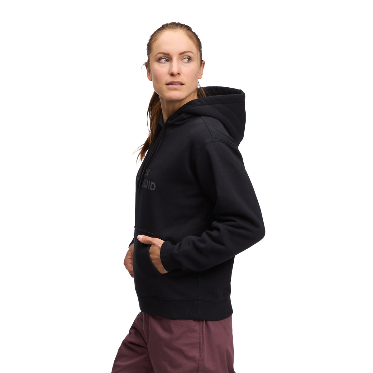 Women's Mini Stacked Pullover Hoody | Black Diamond Recommended
