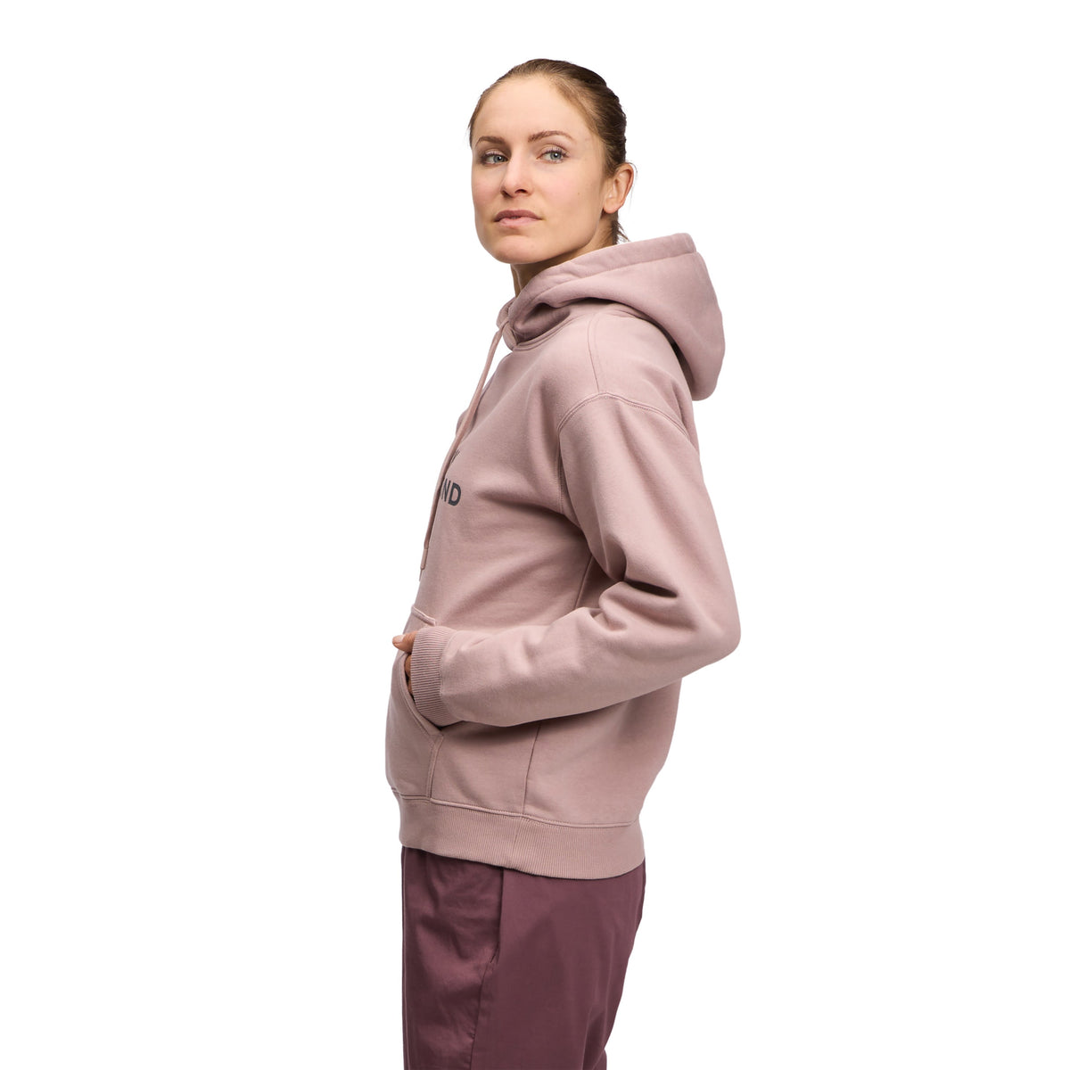 Women's Mini Stacked Pullover Hoody | Black Diamond Recommended