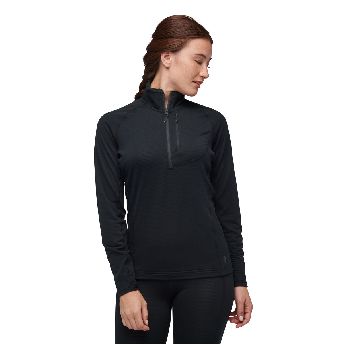 Women's Coefficient LT Quarter Zip Pullover | Black Diamond Essential