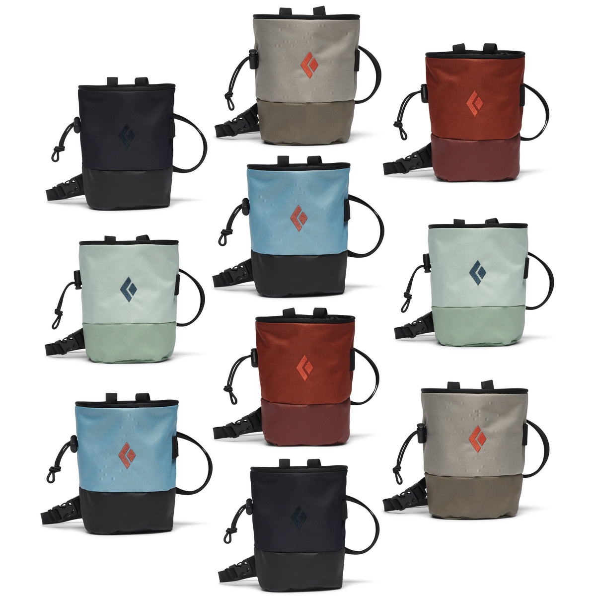 Mojo Zip Chalk Bag 10 Pack | Black Diamond Signature