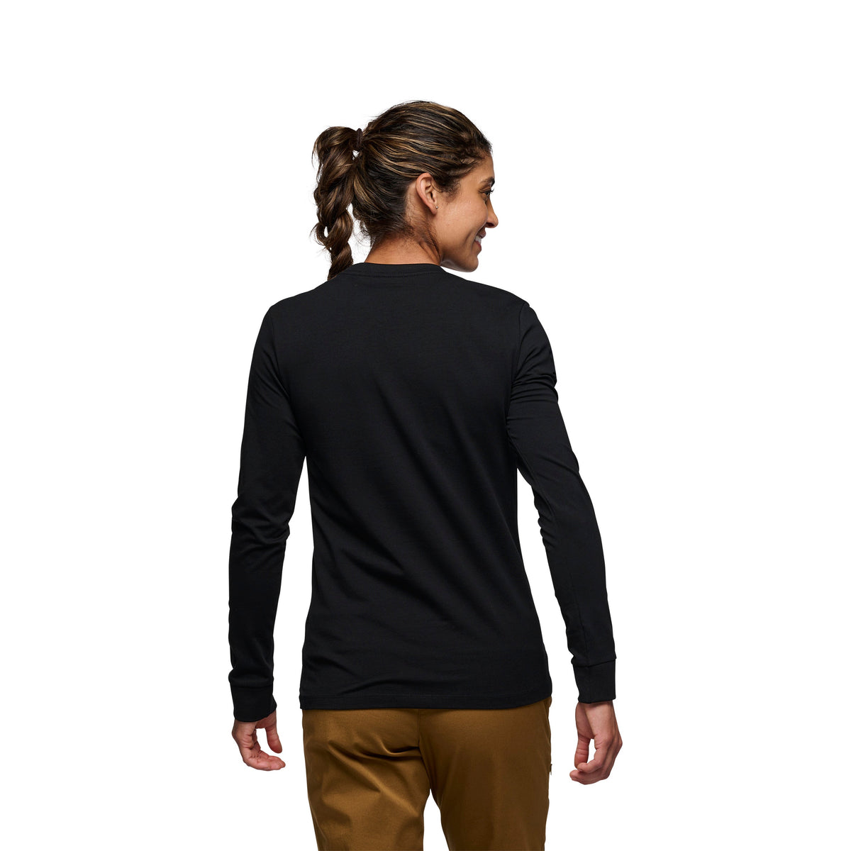 Women's Heritage Wordmark Long Sleeve Tee | Black Diamond Recommended