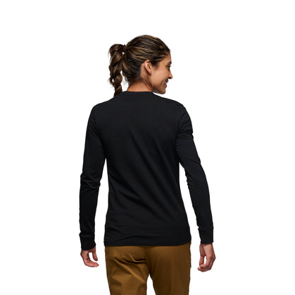 Women's Heritage Wordmark Long Sleeve Tee | Black Diamond Recommended