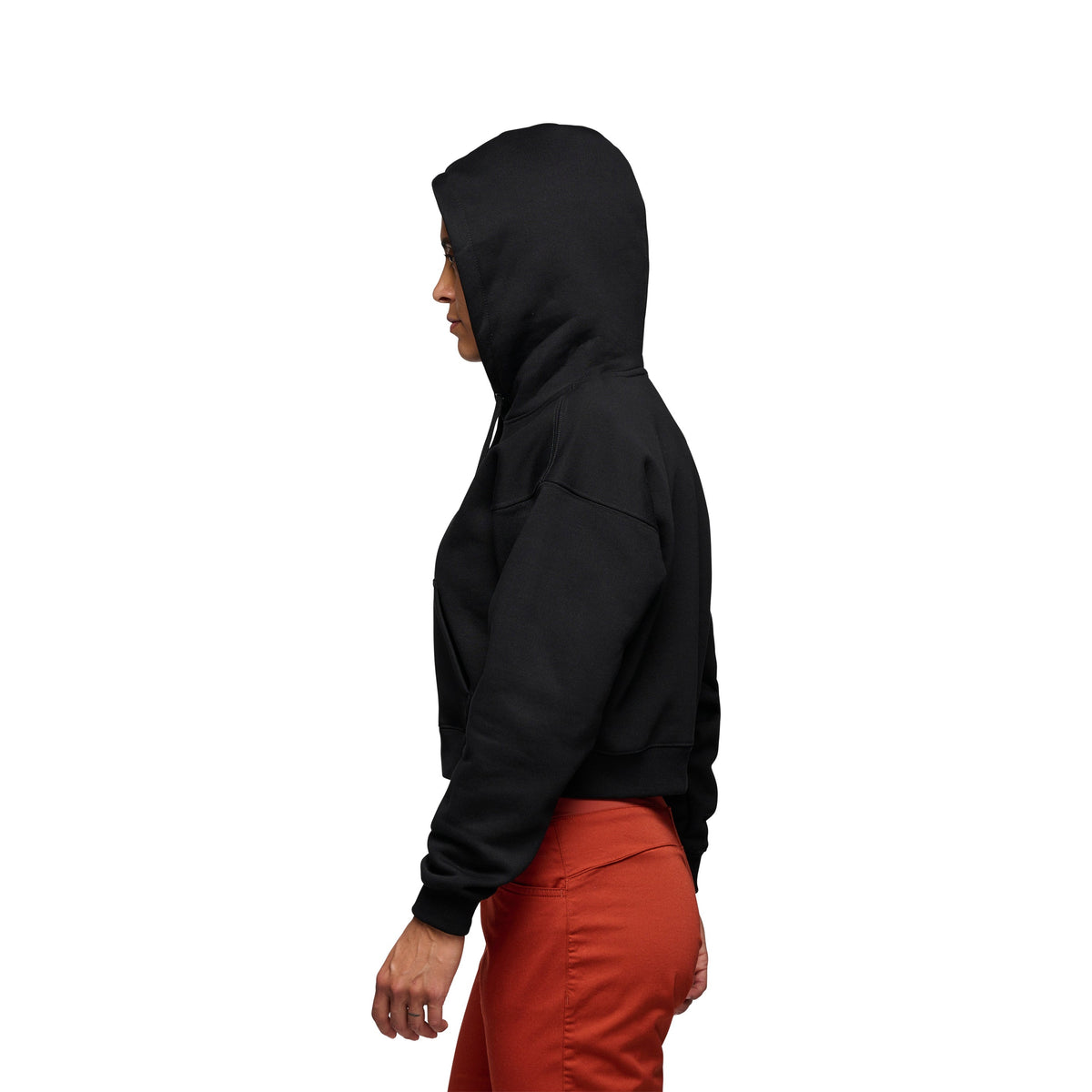 Women's Crop Pullover Hoody | Black Diamond Signature