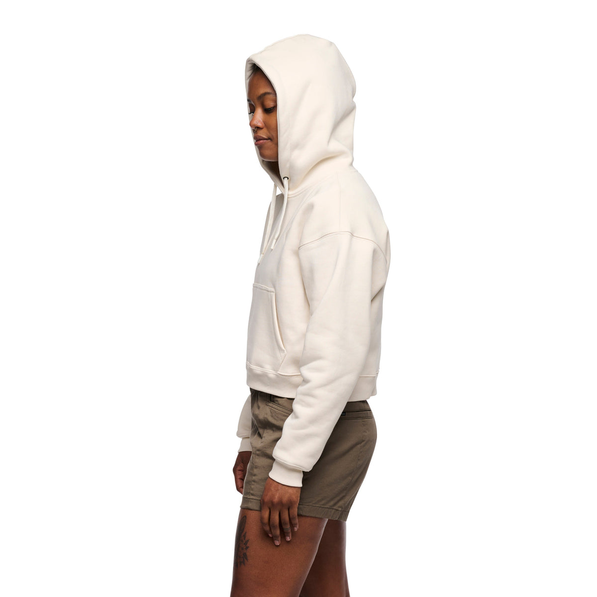 Women's Crop Pullover Hoody | Black Diamond Signature