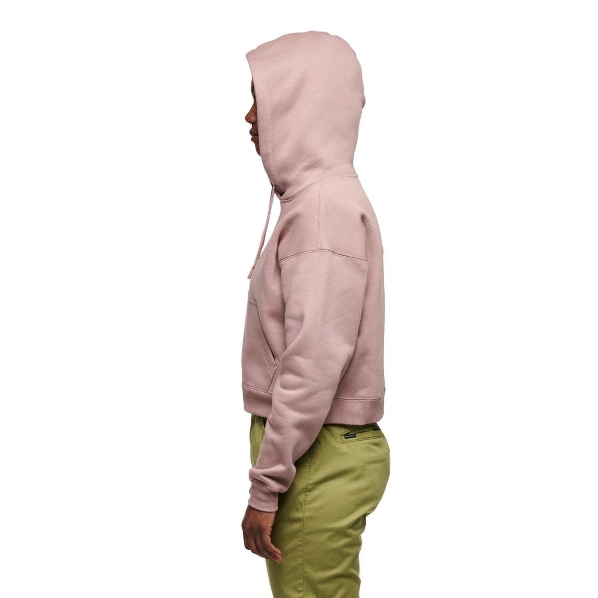 Women's Crop Pullover Hoody | Black Diamond Signature