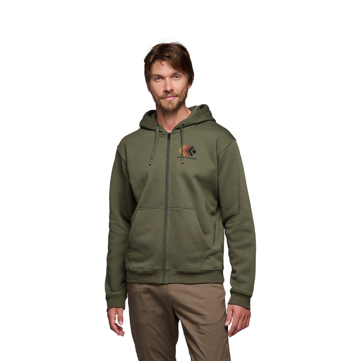 Men's Faded Full Zip Hoody | Black Diamond Everyday