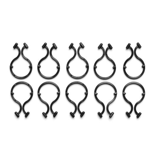 Bibler Tent Pole Clips 10 Pack | Black Diamond Best Seller